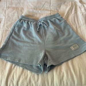 Blue sweat shorts